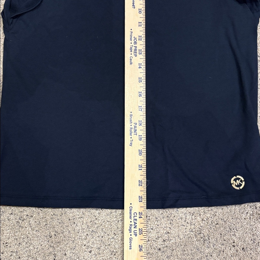 Michael Kors Midnight Blue Ruffle Sleeve Top - Picture 6 of 6